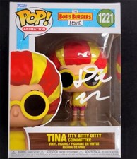 Dan Mintz signed Tina Itty Bitty Funko Pop Bob's Burgers autograph ~ Beckett BAS