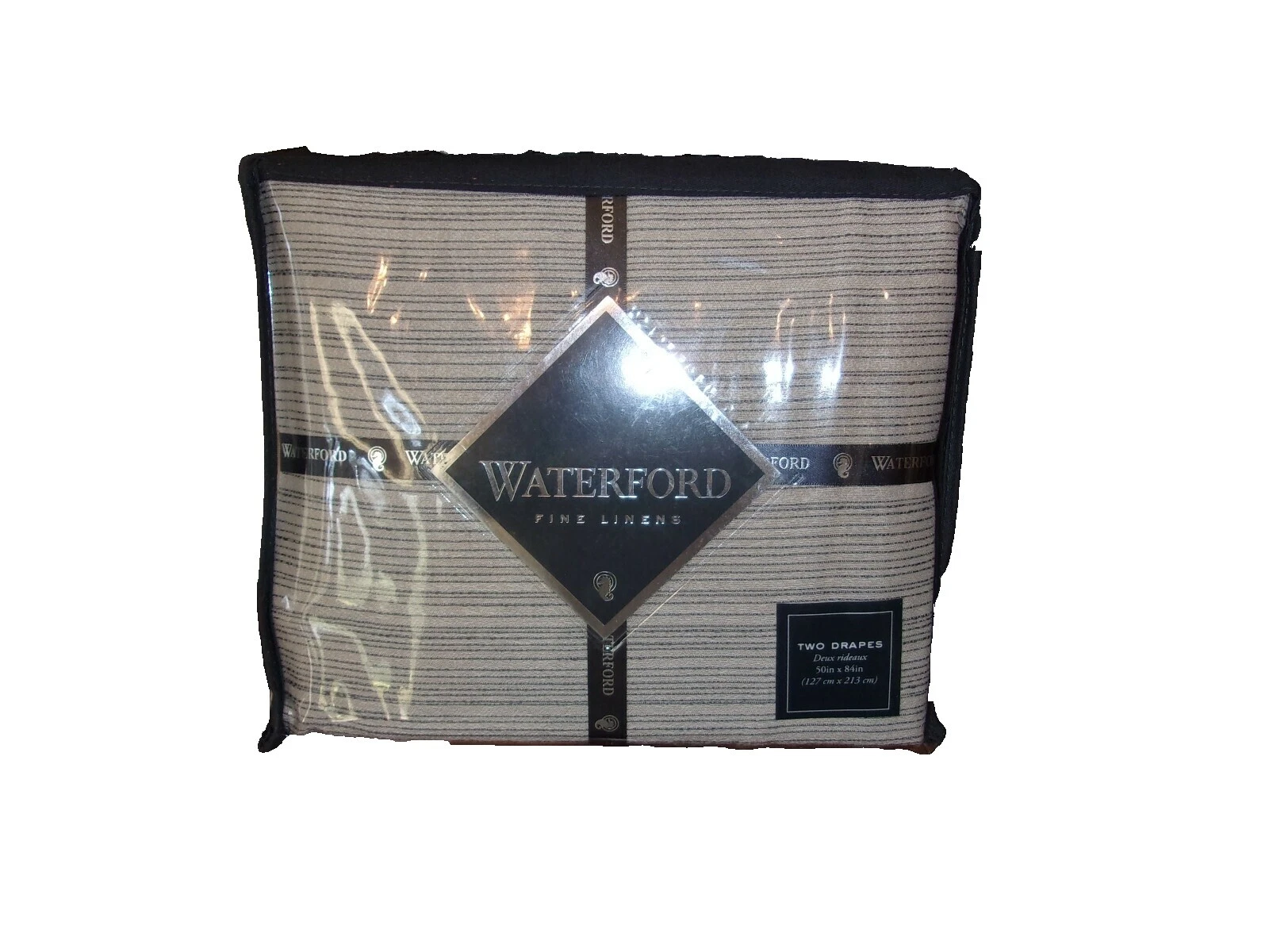 Waterford cortinas De Ventana Marrón de poliéster