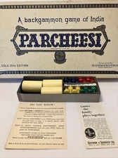 1959 Parcheesi Selchow Righter Original Replacement Game Parts Wooden Piece Dice