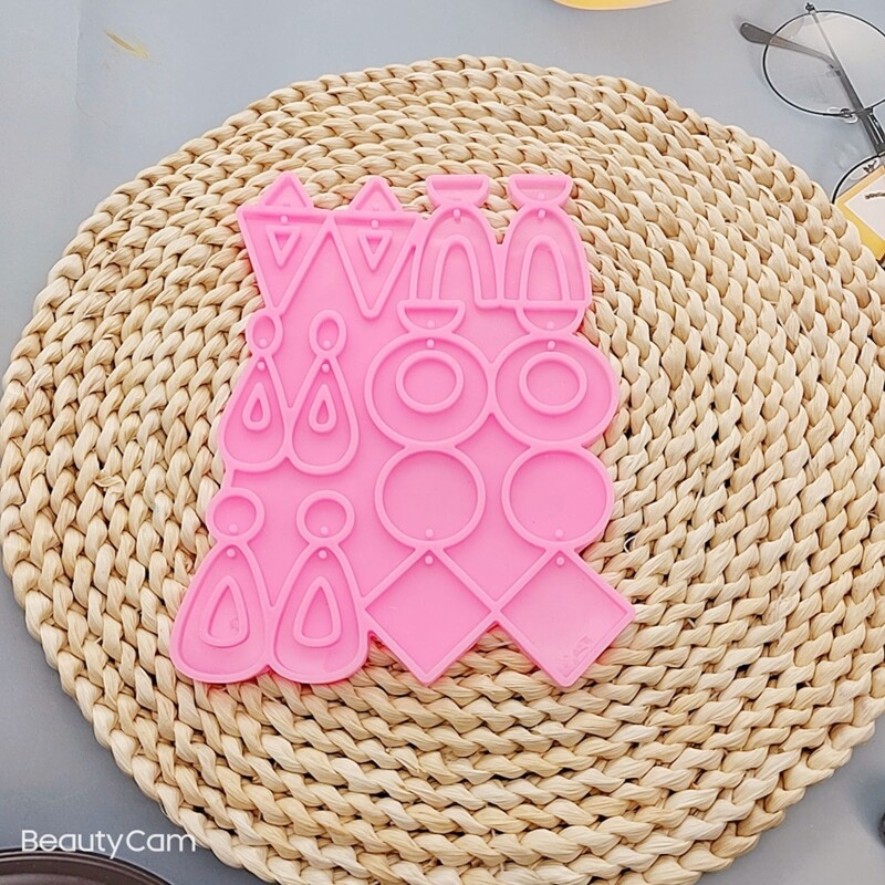 DIY Resin Silicone Mold for Earrings Keychain Jewelry Crafting