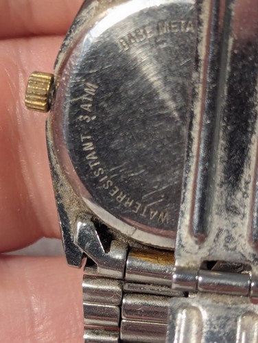 Vintage Austin Day Date Time Quartz Japan Taiwan Movement Watch Woman Working - Picture 6 of 6