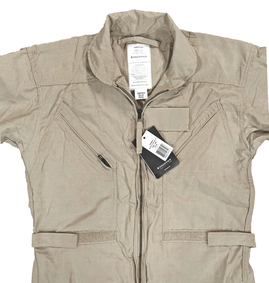 Propper CWU-27/P Flame-Resistant Nomex YACL AF Flight Suit Coverall Men's 36-Lng - Image 3 of 4