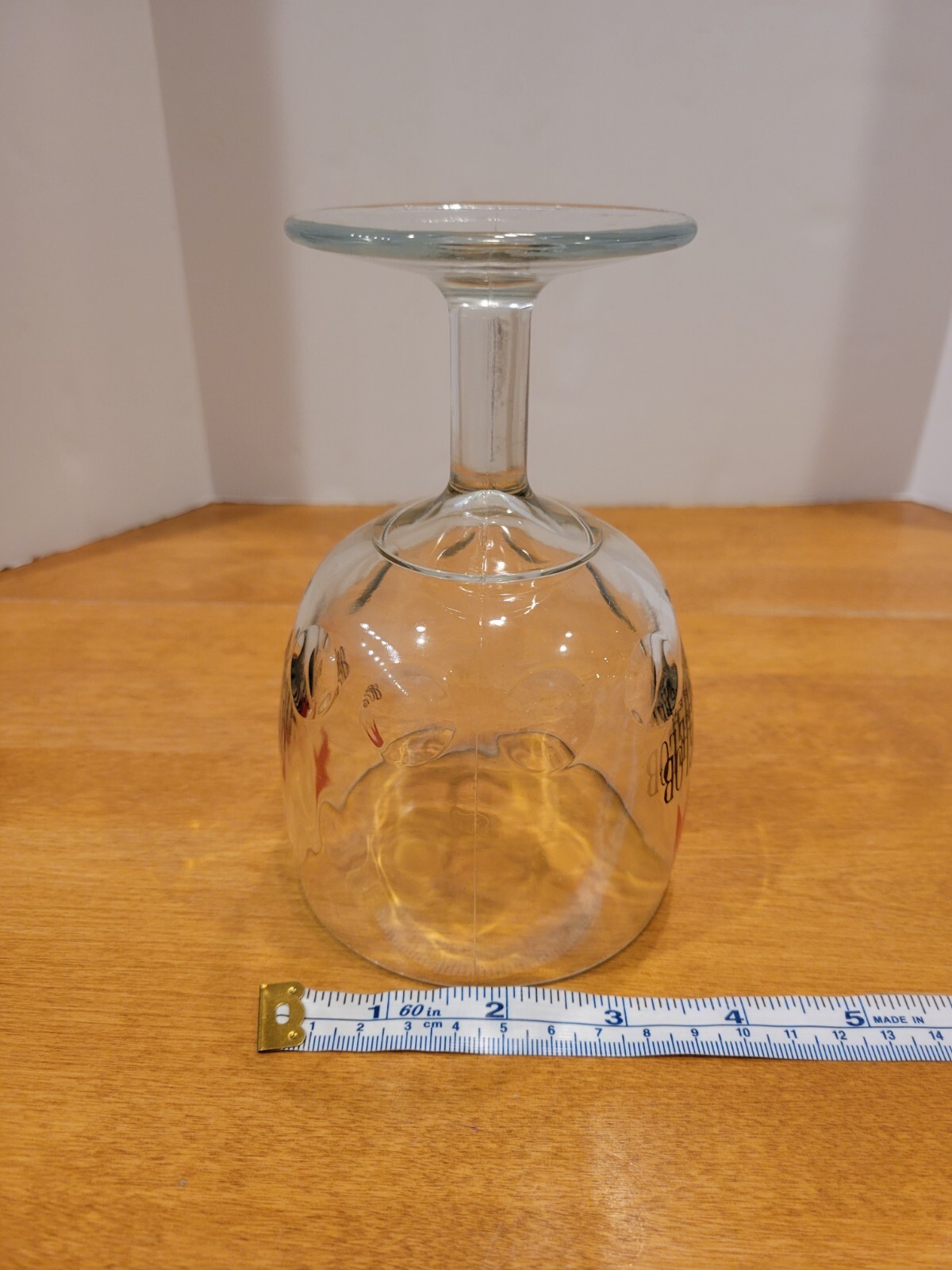 Vintage Michelob Thumbprint Glass Beer Goblet Beer Bud AB Breweriana Collectible