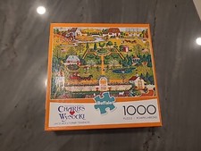 Charles Wysocki Uncle Jack's Topiary Tendencies 1000 Puzzle Buffalo No Poster