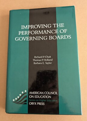 Improving the Performance of Governing Boards--NEW!