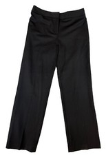 Liz Claiborne Women's Audra Straight Leg Pants Size 10 Rise Black
