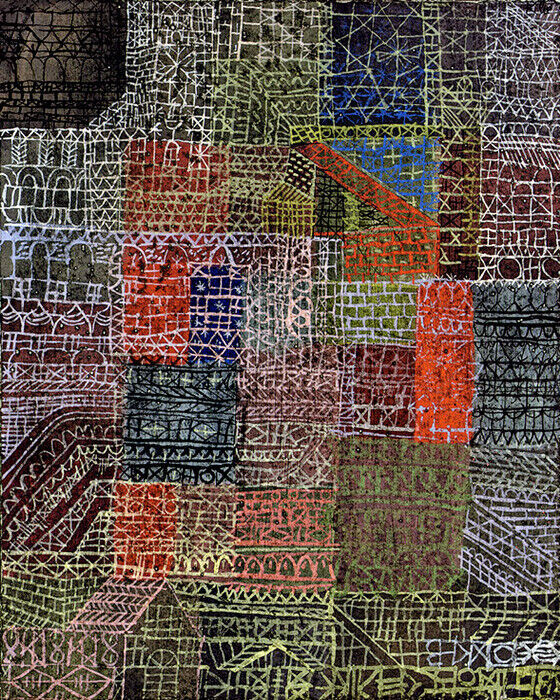 BAUHAUS AND MONUMENTS EXPRESSIONISM PAINTING BY PAUL KLEE REPRO | eBay