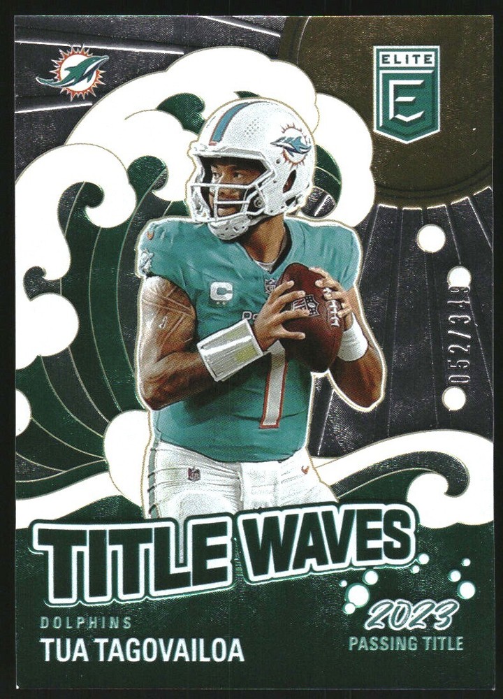 2024 Panini Donruss Elite - Title Waves #8 Tua Tagovailoa /349