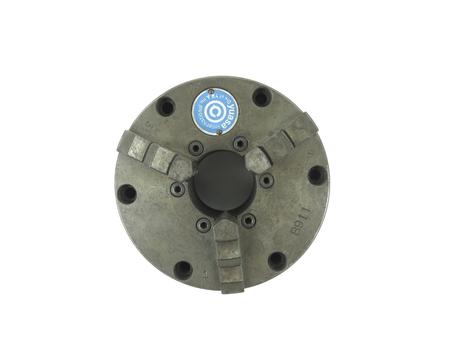 4" Diameter 3Jaw Yuasa Indexer or Lathe Chuck B911 w/ 13/4" Non
