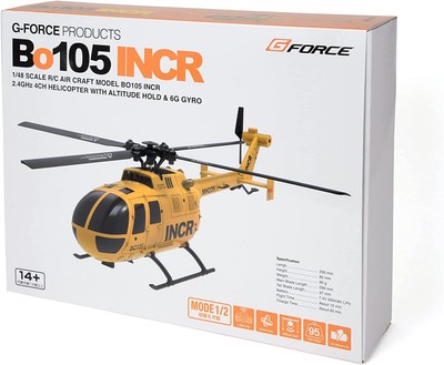 G-Force Bo105 INCR GB300 Radio control helicopter RC battery 