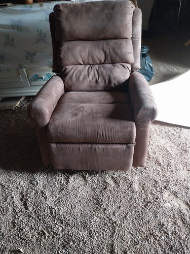 Fauteuil relax en velours côtelé avec releveur électrique, télécommande, poche latérale, réglable 90 à 160