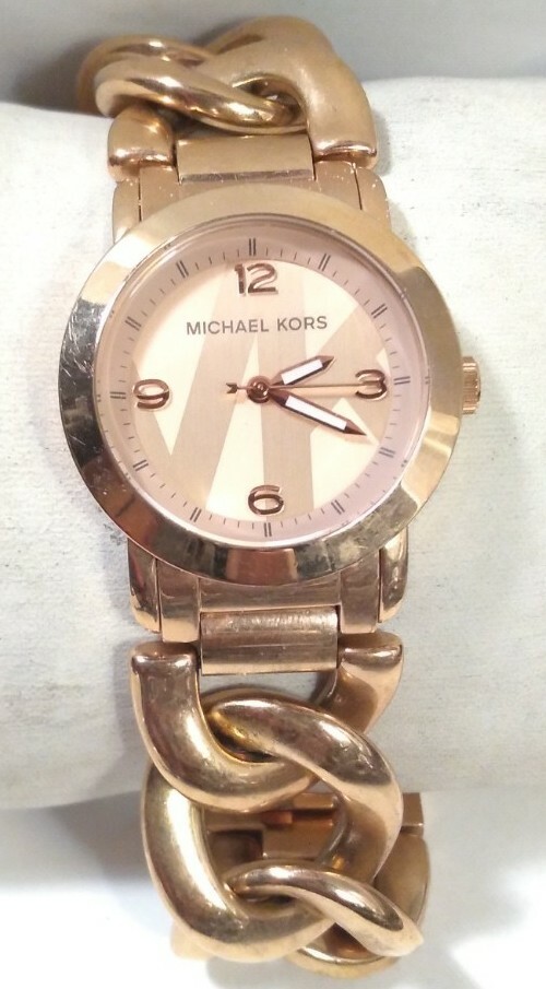 Women Michael Kors Watch Runway Mk3238 Rose Gold Case Steel  display picture 1