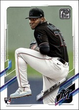 2021 Topps Update #US321 Jorge Guzman   Rookie Miami Marlins