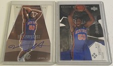 Mike Sweetney 2003 SP Authentic & Black Diamond Rookie Auto RC Lot (2) RL01