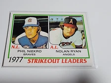 NOLAN RYAN / PHIL NIEKRO 2011 Topps 60 Years of Insert #60YOT-27.  ANGELS-Glossy