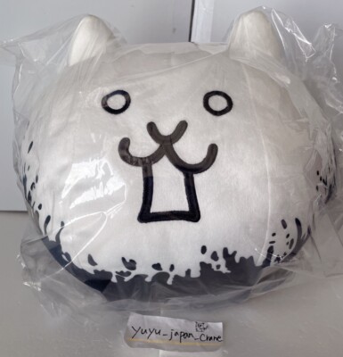 The Battle Cats Crazy Cat Big Plush Doll Soft Nyanko War New 28cm