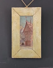 John La Farge Hotel Lion d'Or Oil on Canvas