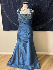 Blue Metallic Gown