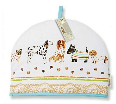 Teekannenwärmer Teekannenhaube Baumwolle Hunde Best In Show Cooksmart England
