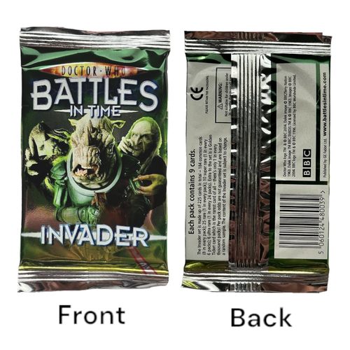 Doctor Who Card Packs Box Dr Trading Battles in Time Invader Cards Pack Gift BBC - Picture 3 of 13
