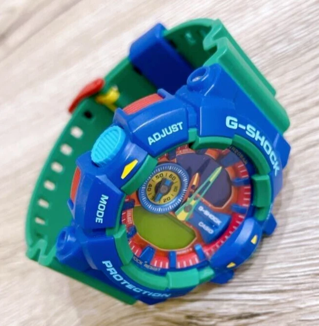 Casio G shock GA 400 2A Hyper Colors Multicolor Preowned Good Condition