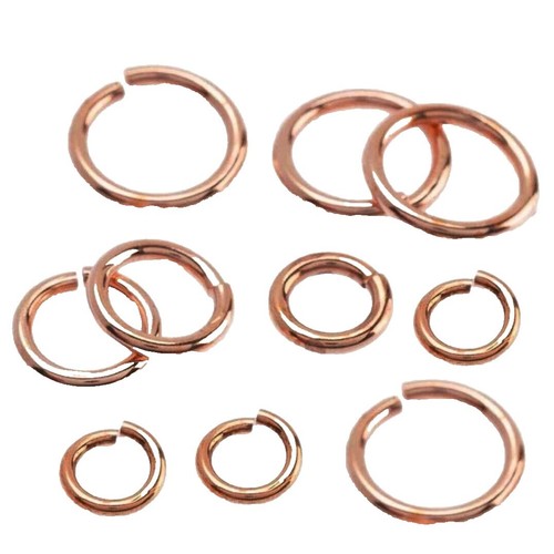 18 Ga. Brass Round Open Jump Ring (Assorted 4 Size O/D 7,8,9,10 MM (50 - Foto 5