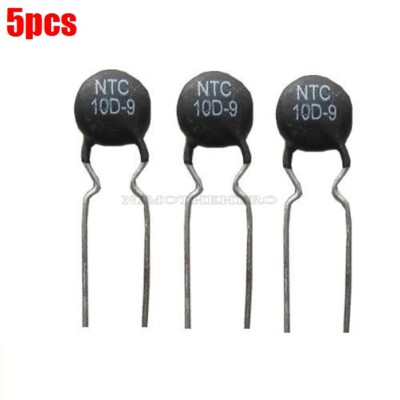 5Pcs Thermistor Ntc 10D-9 10 Ohm B 2800K 2A 5% Temperature Sensor Ic New mv