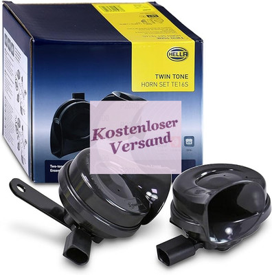 Fanfare - HELLA OE-CONNECT HORN TE26 SET - 12V - 110dB(A) - 400Hz-500Hz - HELLA