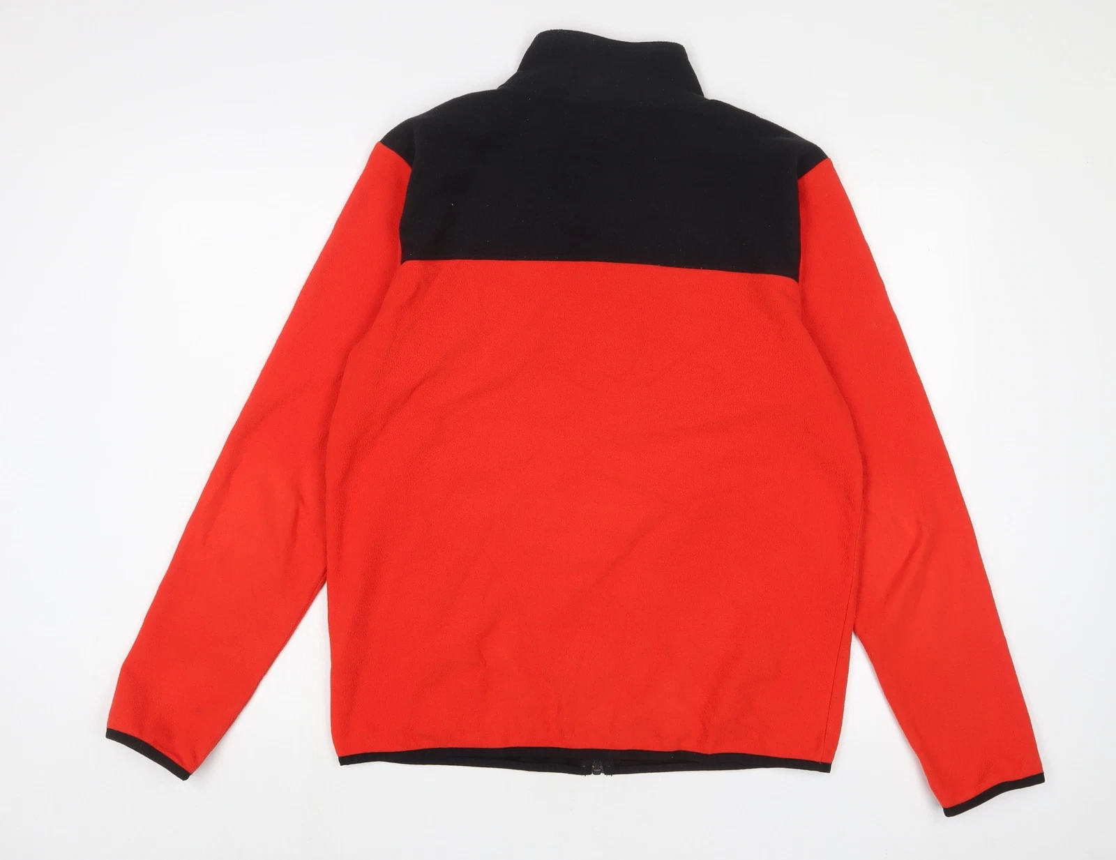 north-face zip logo embroidered jacket