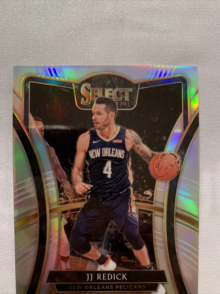 JJ Redick 2019-20 Select Silver Prizm Premier Level #101 New Orleans Pelicans - Image 4 of 4