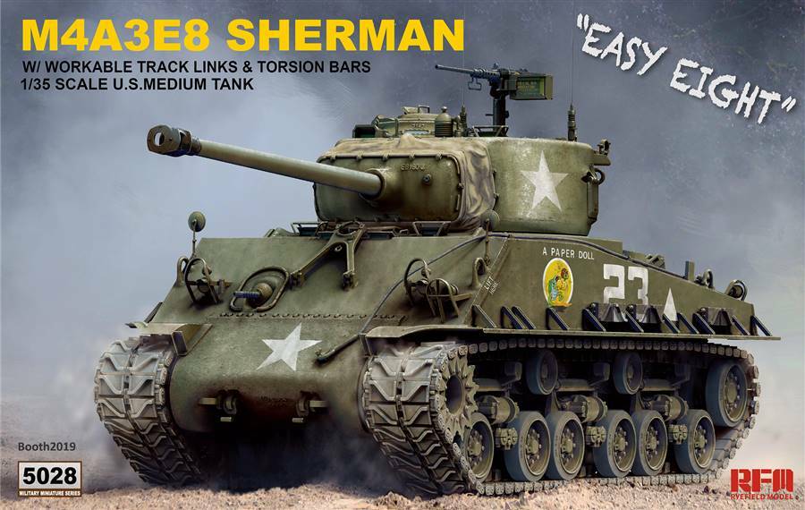 MT Rye Field *RFM* 1/35 Sherman M4A3E8 #5028 #RM-5028 📌USA