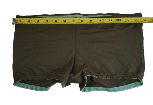 Lululemon Women's Sage Brown Run Running Shorts Wet Dry Warm 30" Waist 9" Rise - Picture 7 of 8