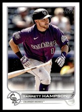2022 Topps Garrett Hampson Colorado Rockies #234