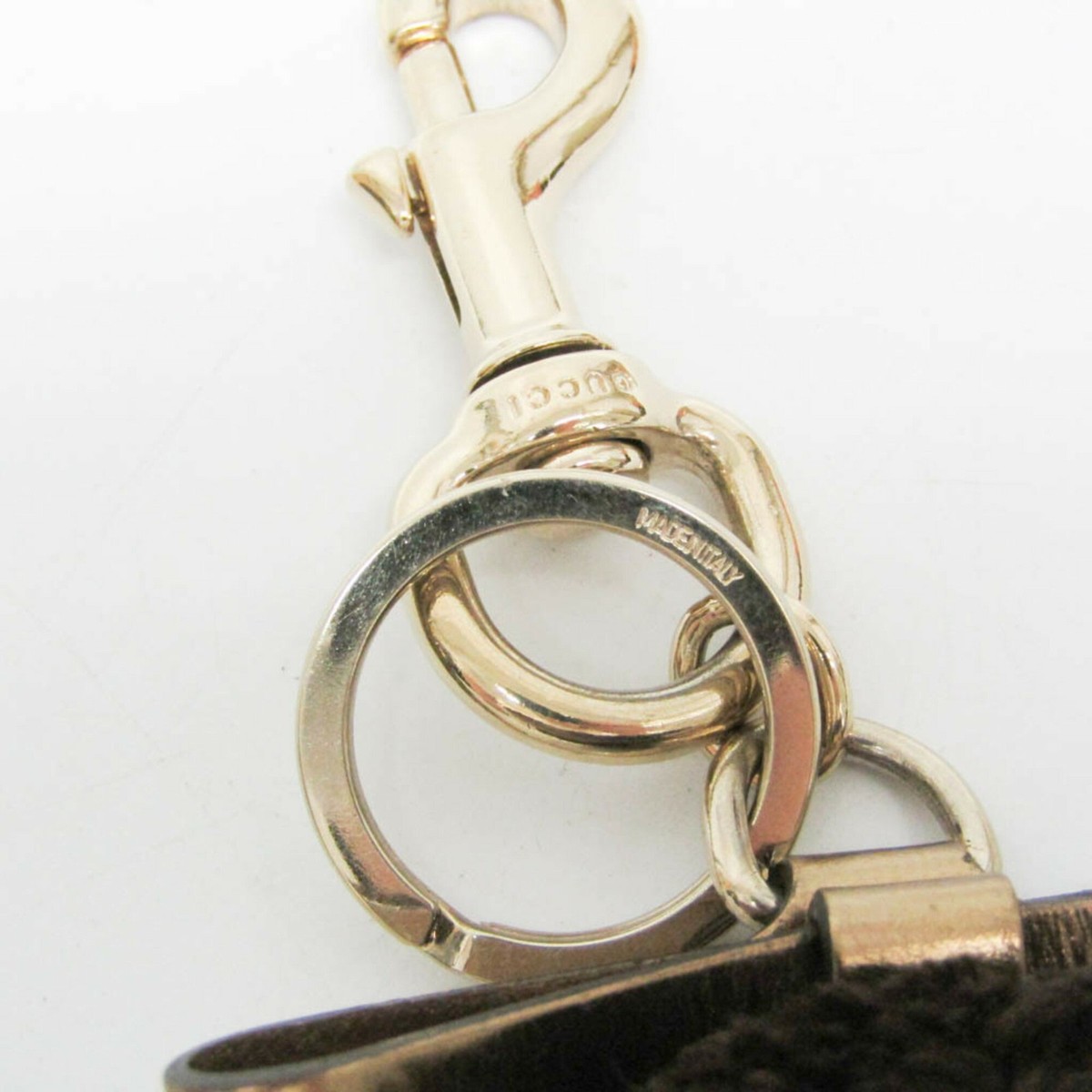 GUCCI GG Supreme Dog Key Holder Loulou Poodle Plush Bag Charm