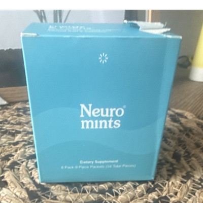 Neuro mints 54 Mints Energy Focus L-Theanine B6 B12 Caffeine Vegan
