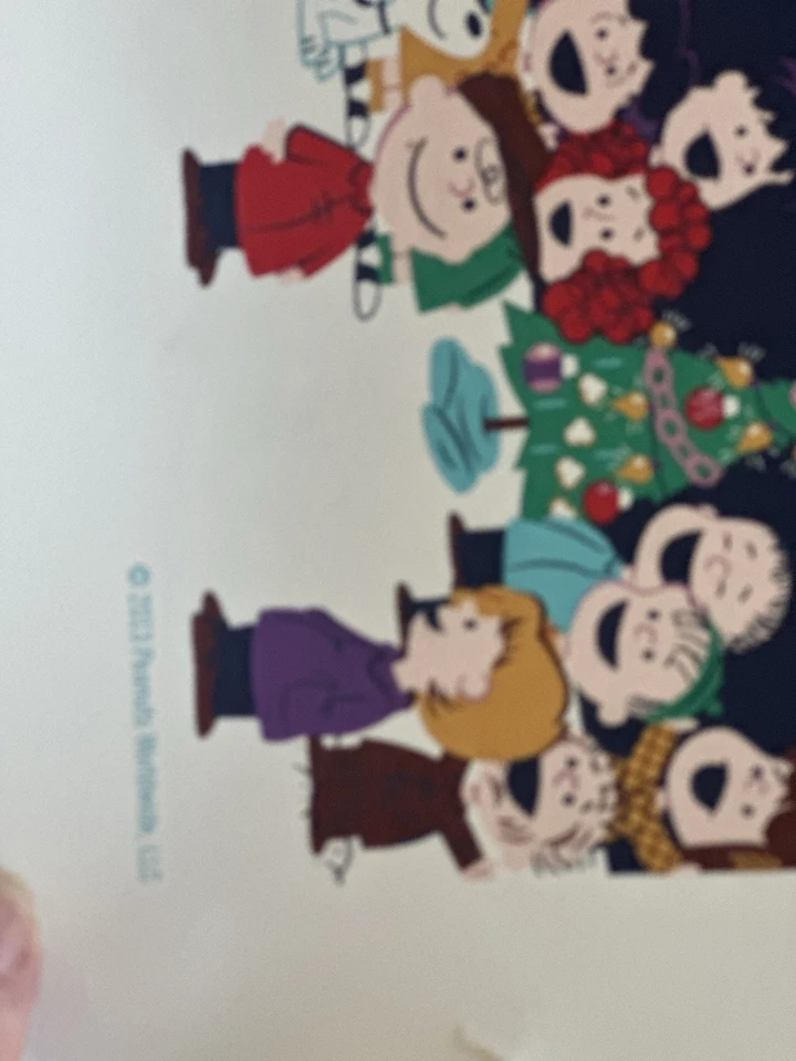 A Charlie Brown Christmas, CHARLIE BROWN" Edición Limitada Estampado Firmado Foto 2 de 3