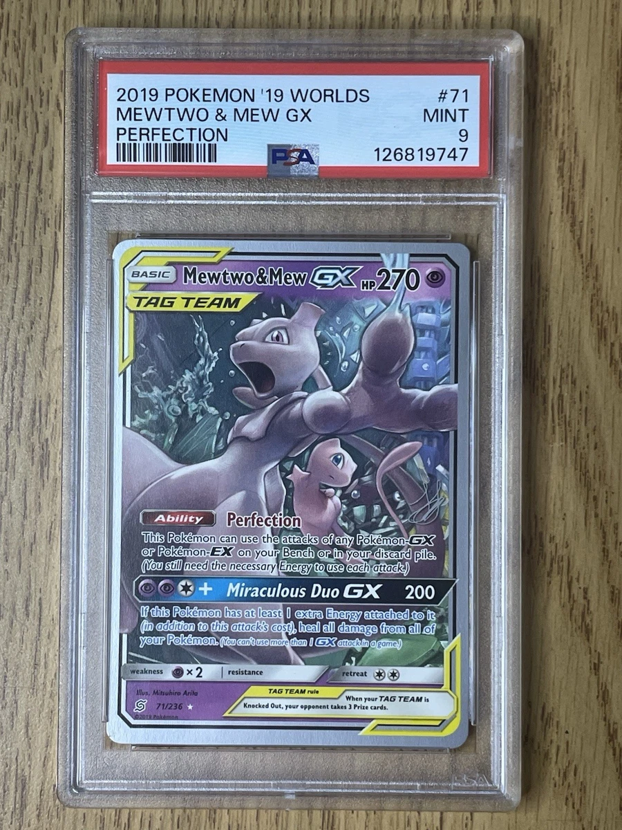 Mewtwo & Mew GX - 2019 71/236 World Championship Decks Regular PSA