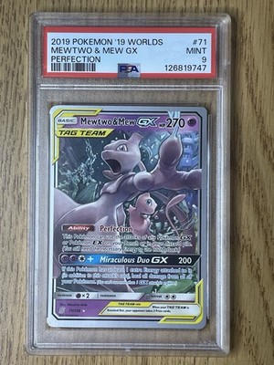 Mewtwo & Mew GX - 2019 71/236 World Championship Decks Regular PSA