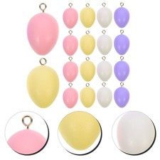20 Pcs Wood Easter Pendants Hanging Easter Ornaments for Party Decor