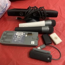 Xbox 360 Accessories Lot. Kinect, Microphones And 20gb Hard Drive
