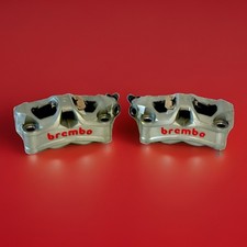 Genuine Ducati Panigale Sf V4 V4s V4r Brembo Stylema Front Brake Calipers 100mm Genuine Ducati Panigale Sf V4 V4s V4r Brembo Stylema Front Brake Calipers 100mm