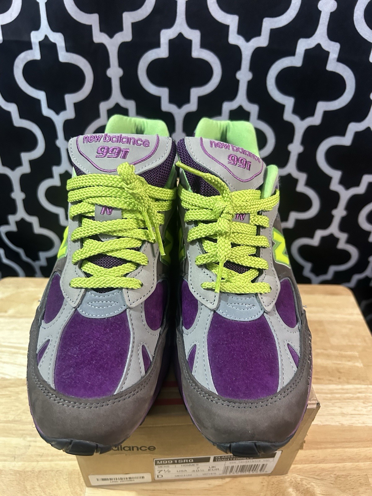 Stray Rats x New Balance 991 Made in England Purple G… - Gem