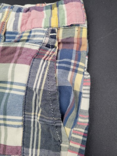 Rare VTG POLO RALPH LAUREN Classic Fit Checkered Plaid Zip Fly Shorts Size 6 - Picture 3 of 6