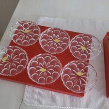 BLEIKRISTALL Untersetzer 6 St&uuml;ck mit Originalaufkleber,Durchmesser 9,5cm,OVP