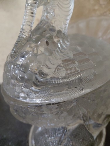 Vintage L.E. Smith Turkey Glass "Tom Turkey" Lidded Candy/Nut/ Dish Thanksgiving - Picture 11 of 17