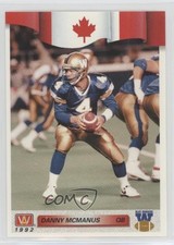 1992 All World CFL Danny McManus #45 1dm1