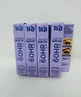 4x Urban Decay Inked Brow Gel 60 Hour Waterproof TAUPE TRAP Rare   USA