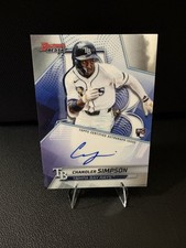 Chandler Simpson RC 2025 Bowman's Best Auto - Tampa Bay Rays