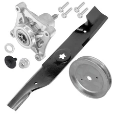 Spindle Blade & Pulley for Husqvarna GTH2248 GTH250 GTH2548 YTH1848 48"