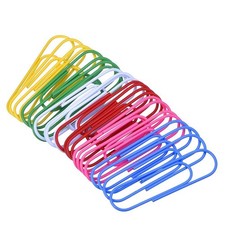 4 Inch Large Paper Clips,25 Pcs Jumbo Clips Vinyl Coated Giant